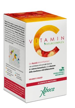 Aboca Vitamin C Naturcomplex Integratore per Sistema Immunitario 30 Compresse